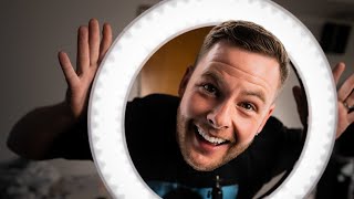 One Light HACK | The BEST Single Light Setup For YouTube? | Neewer 18" Ring Light