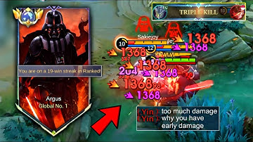 ARGUS BEST MONTAGE EVER  -  Best Argus Side Lane Build MLBB