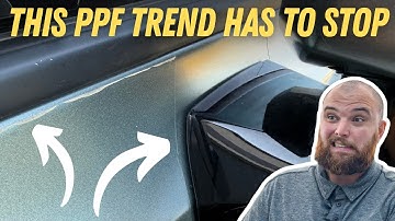 Deze trend van lakbeschermingsfolie (PPF) moet stoppen! Installatie-nachtmerrie