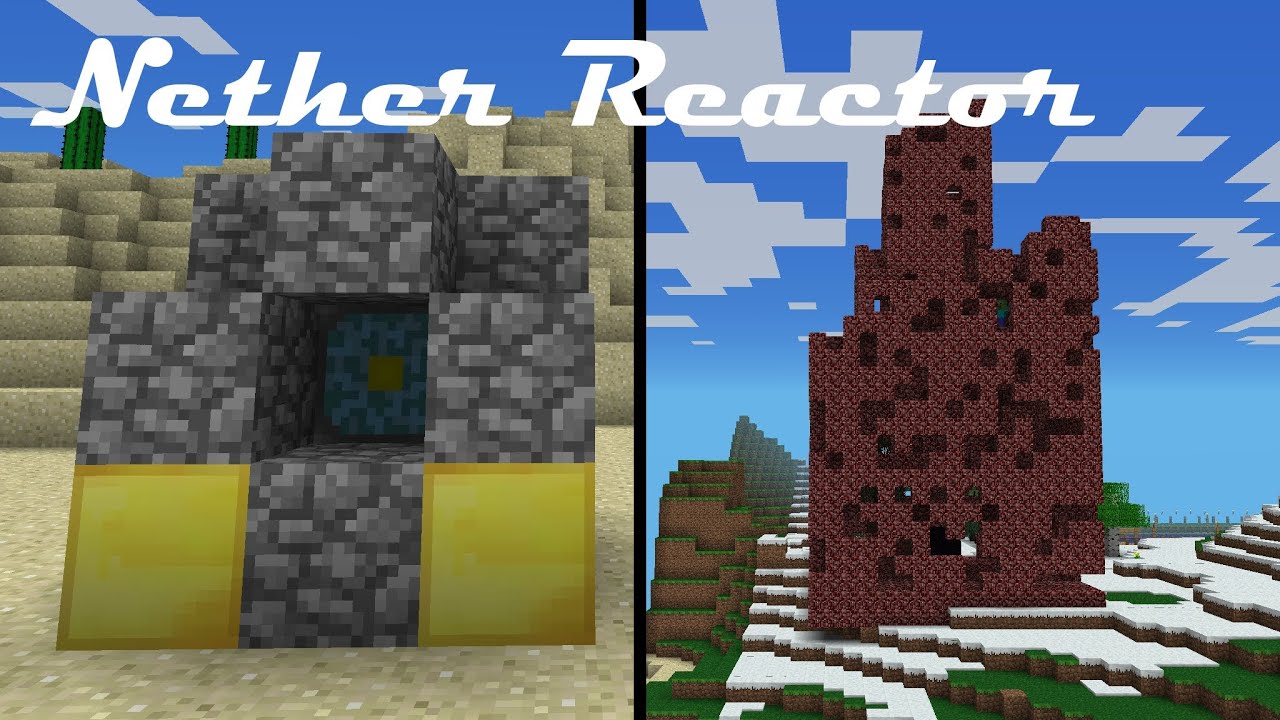 Minecraft pocket edition nether reactor