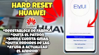 Como FLASHEAR un CELULAR Huawei 2021 (HARD RESET HUAWEI - FORMATEAR Cualquier HUAWEI)