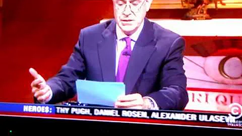 Timothy Pugh on The Colbert Report
