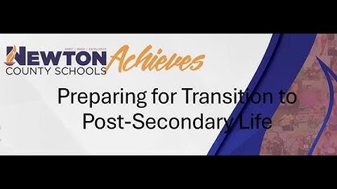 Transition Workshop Series #3-NCS Programs