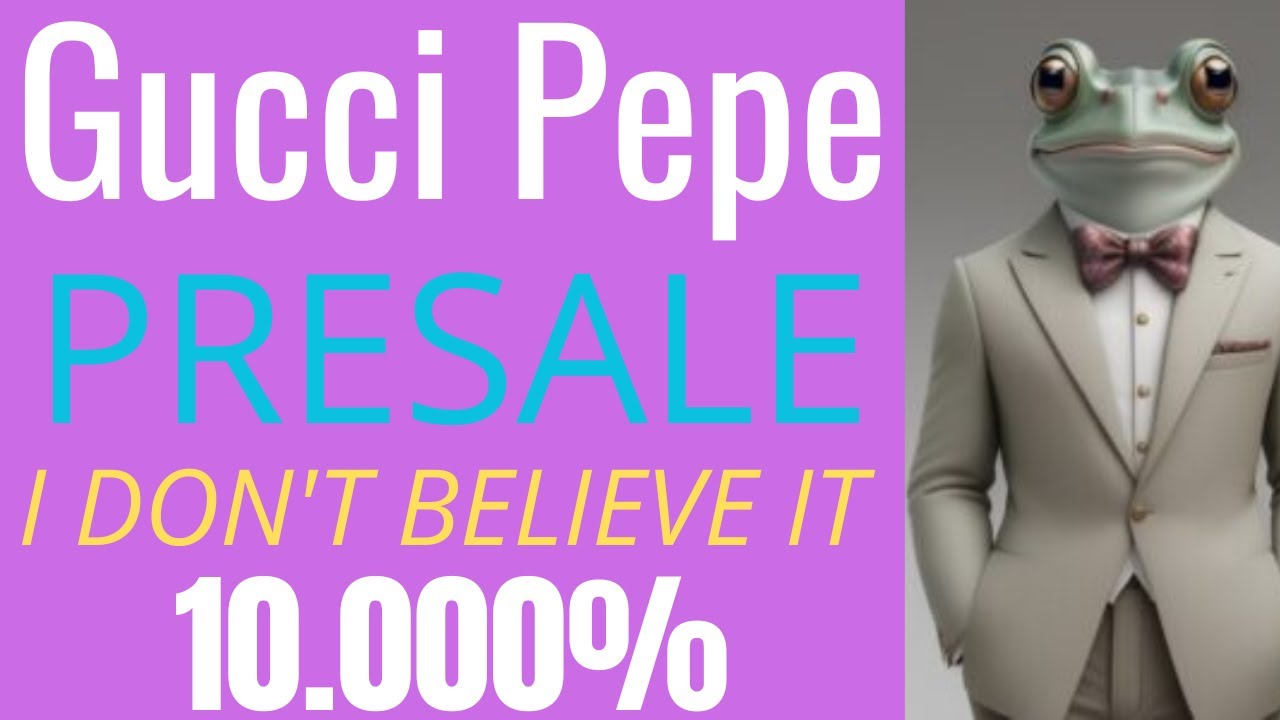 Gucci Pepe Token | How to buy GucciPepe cryptocurrency on the presale ...