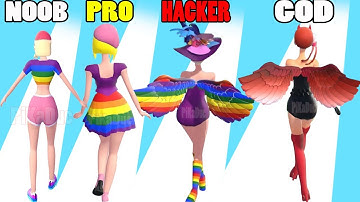 NOOB vs PRO vs HACKER vs GOD in Influencer Rush