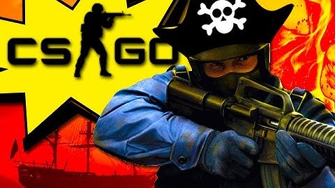 CS:GO Mini Games! - Pirate Ship Battle!  (CSGO Funny Moments!)