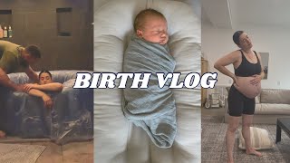 Unmedicated Water Birth Positive & Peaceful Natural Birth Vlog