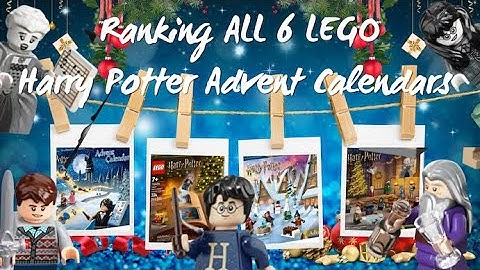 Worst to First! Ranking & Reviewing ALL 6 LEGO Harry Potter Advent Calendars #lego #harrypotter