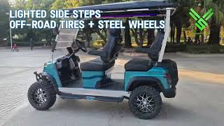 ๐ Premium 4-Seat Electric Golf Cart | Short Wheelbase & Smart Features ๐ Premium 4-Seat Electric Golf Cart | Short Wheelbase & Smart Features