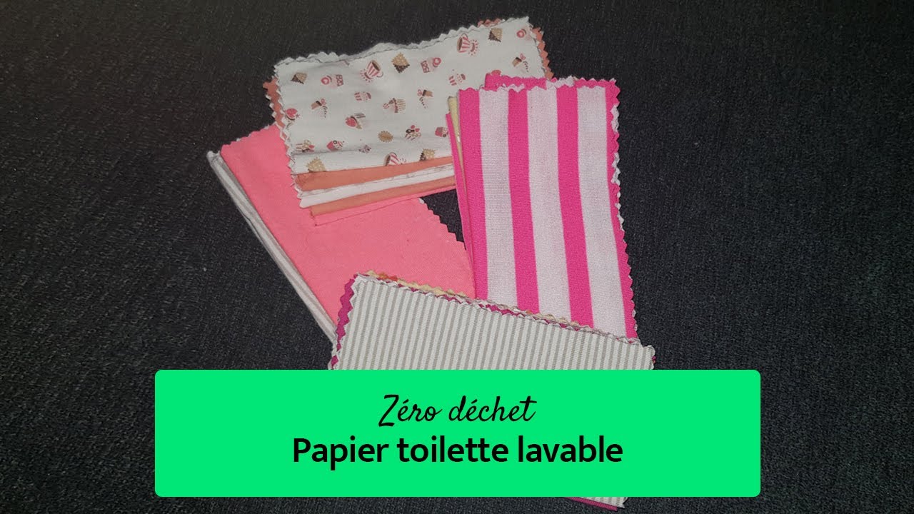 Papier toilette lavable - zoessentiels - boutique zero dechet