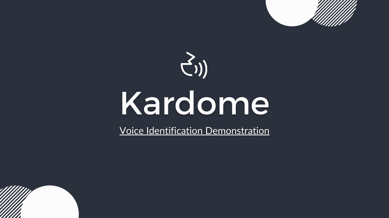 Voice Identification | Kardome VUI Technology