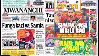 Habari kubwa za Magazeti ya Tanzania leo May 6, 2021