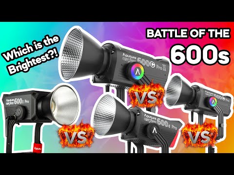 Which is the brightest Aputure 600? 600C Pro II vs Original 600C