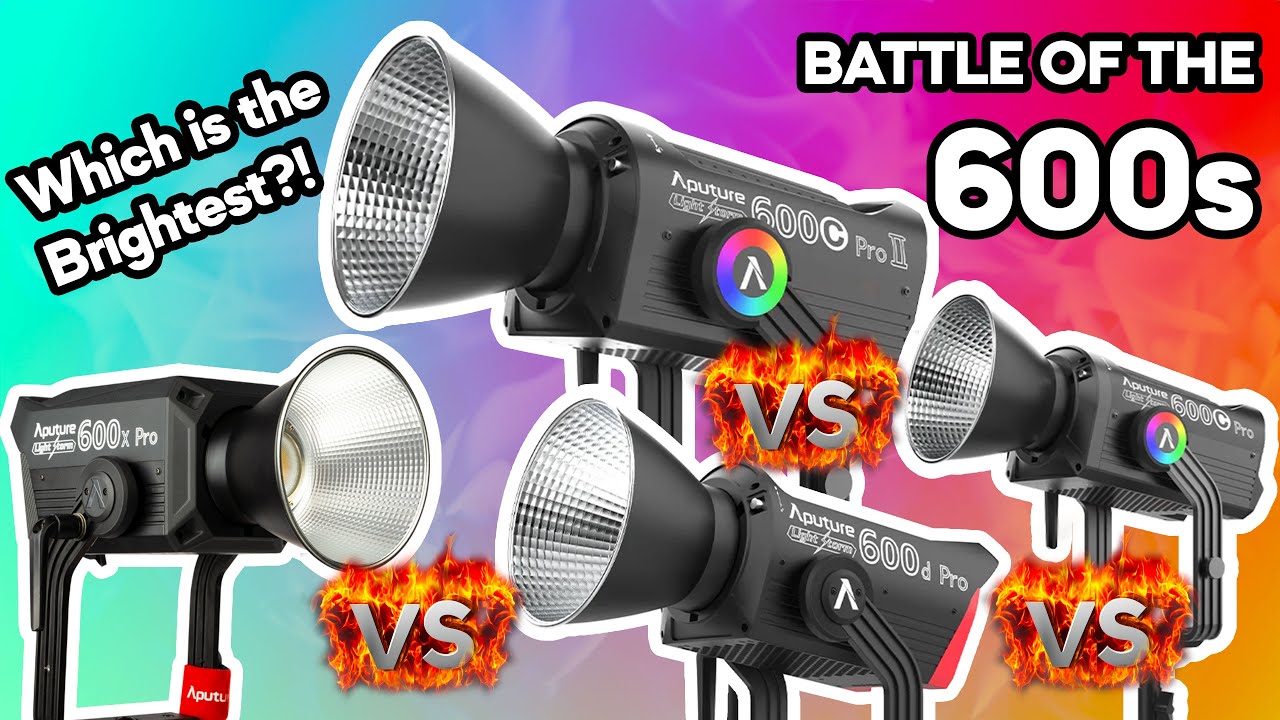 Which is the brightest Aputure 600? 600C Pro II vs Original 600C