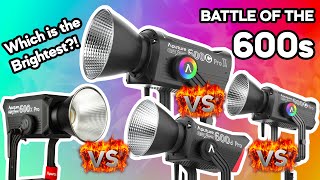 Which is the brightest Aputure 600 600C Pro II vs Original 600C Pro vs 600X Pro vs 600D Pro