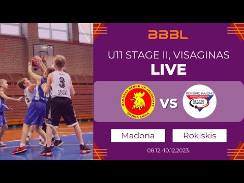 Madonas BJSS vs Rokiškis KKSC | BBBL boys U11