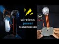 Homemade Tesla coil ⚡ Nikola Tesla wireless power transmission project 🔥🔥