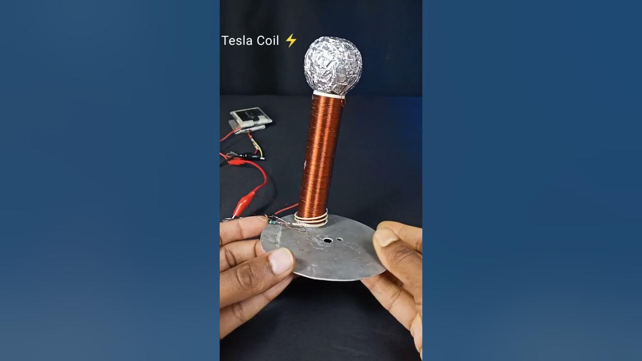 Homemade Tesla coil ⚡ Nikola Tesla wireless power transmission project ... Circuit Diagram