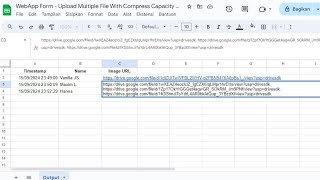 WebApp Apps Script - Upload MULTIPLE Images With Compression Feature V.2 - Reduce File Size (Demo)