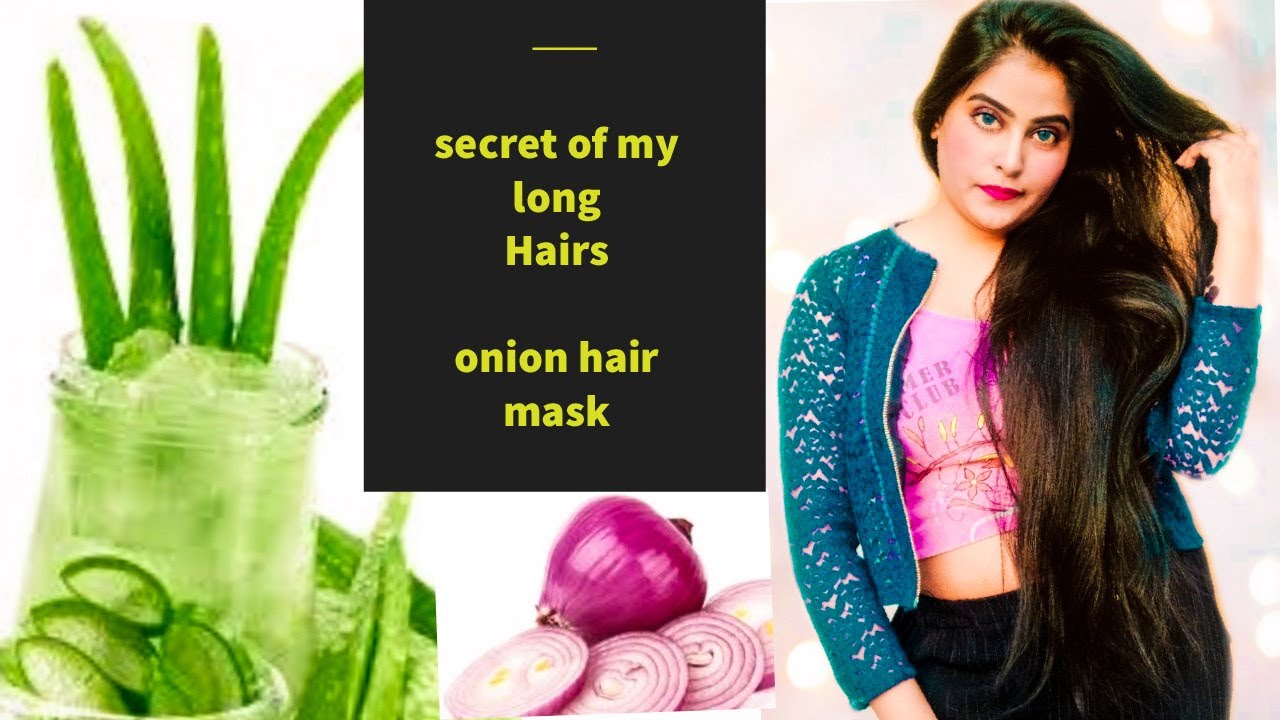 DIY Onion hair growth mask fasting hair growth long hair