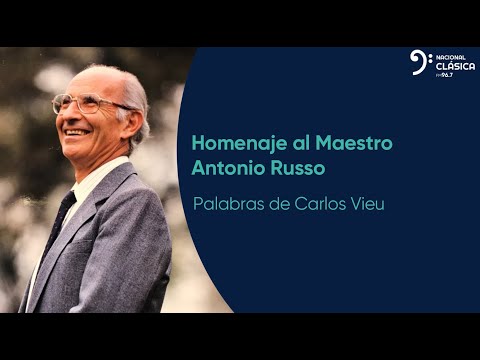 Testimonios en homenaje a Antonio Russo: Carlos Vieu