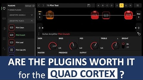 Plini Plugin on the Quad Cortex - Are the Amps Much Different?