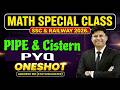 PIPE & CISTERN-- MATHS PROBLEMS SOLVED || RRB NTPC & GROUP-D || BENK || SSC | DEFENCE | WBCS | FCI