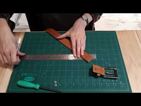 Raccourcir sa ceinture en cuir soi-même | DIY