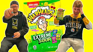 TRY NOT TO MAKE A FACE!! (WARHEADS CHALLENGE)