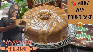 CHOCOLATE  MILKY WAY POUND CAKE#amazing #homemade #cooking #diy #homemadecooking #baking