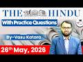 The Hindu Newspaper Analysis Today | 26 May 2026 | UPSC Current Affairs | Hindu Editorial | StudyIQ