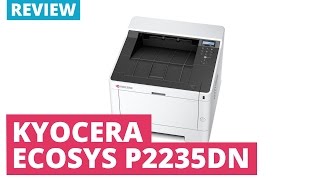 bilag Statistisk Smigre Kyocera ECOSYS P2235dn A4 Mono Laser Printer - YouTube