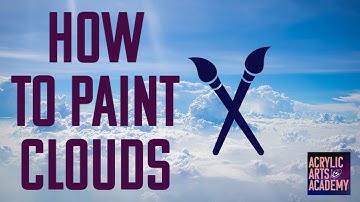 Painting Clouds In Acrylic: Easy Acrylic Painting for Beginners