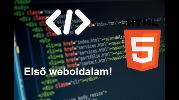 HTML alapok #1 - A HTML oldal felépítése, alappillérjei