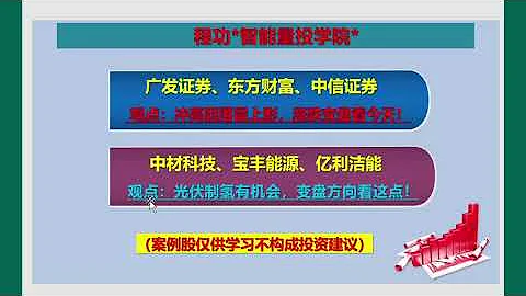 广发、东方、中信证券、中材、宝丰、亿利洁能，未来投资展望！ - 天天要闻