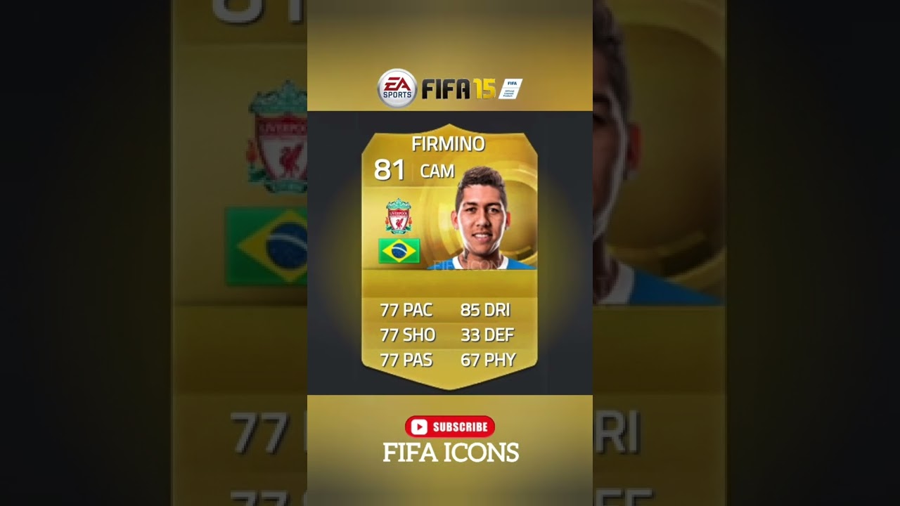 Firmino FIFA Evolution| FIFA 12 ➡️ 22