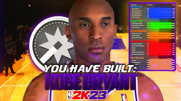 NBA 2K23 *REMASTERED* KOBE BRYANT BUILD | DOMINANT 2-WAY SHOT CREATOR W/ CONTACT DUNKS & HANDLES