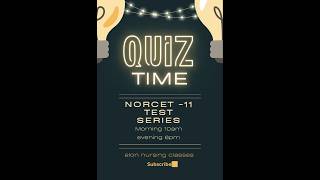 Norcet11test series✅||Day-46➡️#fundamentalofnursing#norcetmcq#norcetaspirants#studytips#nursingexam