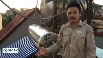 Nguyên lý hoạt động của máy nước nóng năng lượng mặt trời