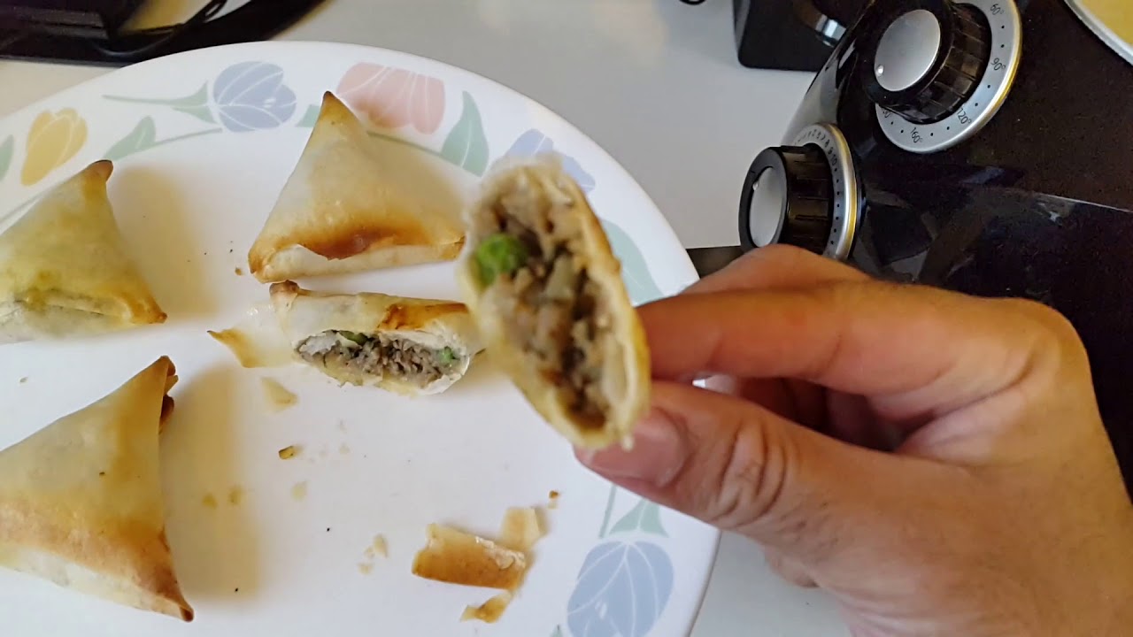 air fry samosas