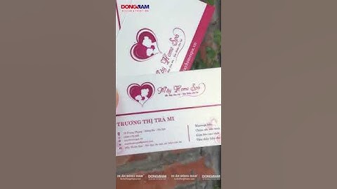 IN CARD VISIT GIÁ RẺ • In Nhanh Danh Thiếp