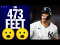 Aaron judge crushes one all rise for a 473foot dinger