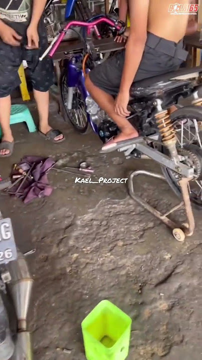 Test Vega Sleep Engine 200cc Suara Gahar 🤩🤩(Sound)#Shorts#Repost#Sleep_Engine#Bebek200cc#Yamaha#500M