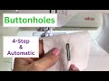 How to Sew Buttonholes: 4-step and Automatic Tutorial