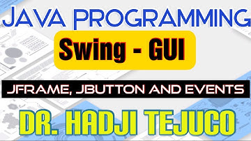 Java Tutorial Series - ( Swing 4) - JFrame, JButton, JLabel, JTextField with event handling