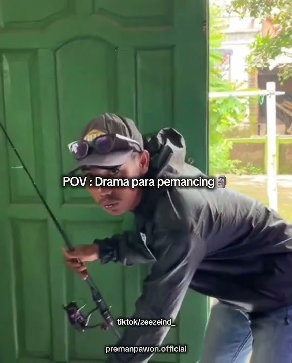 Pria penghobi mancing yang takut sama istrinya😆🙏