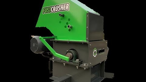 FustCrusher: leeg hdpe fust versnipperen
