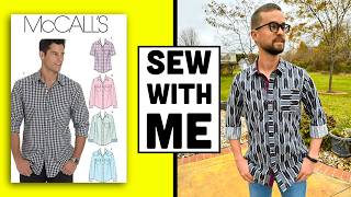 Sew With Me: Men's Button-Up Shirt, McCall's M6044