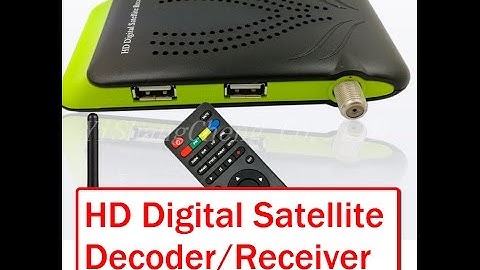 Mini HD Digital Satellite Receiver Setup