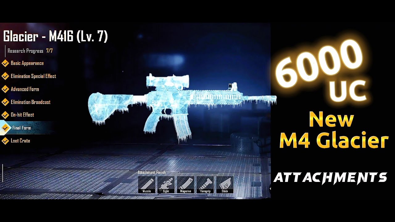 Unlocking M416 Glacier attachments m416 glacier attachments m4